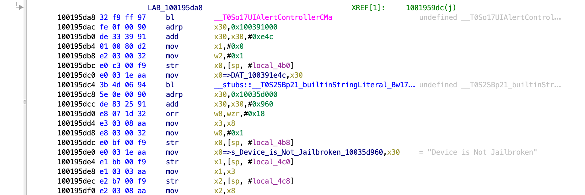 Boolean-Based iOS Jailbreak Detection Bypass with Frida